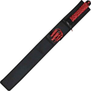Red Fantasy Machete and Knife Set
