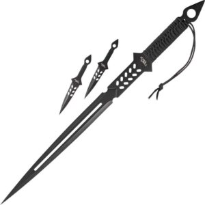 Cutout Fantasy Machete and Knife Set