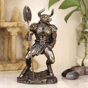 Bronze Minotaur Greek Monster Statue