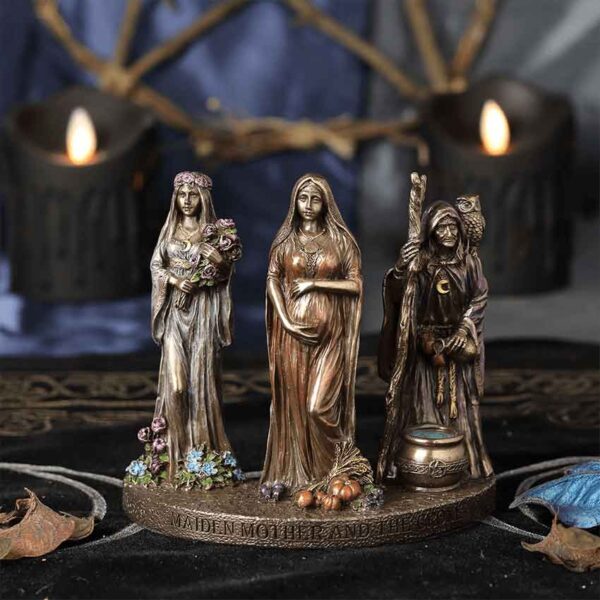 Maiden Mother and Crone Trio Statue