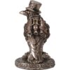 Bronze Steampunk Raven Statue