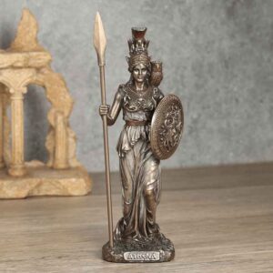 Bronze Athena Greek Goddess Statue