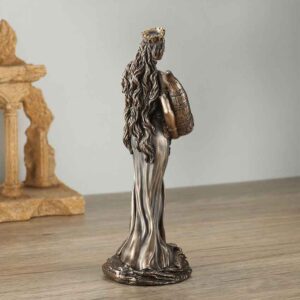 Bronze Fortuna Roman Goddess Statue