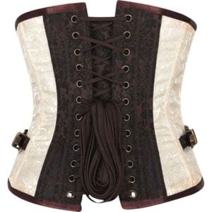 Cream Steampunk Underbust Corset