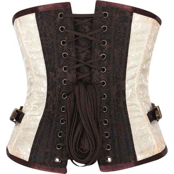 Cream Steampunk Underbust Corset
