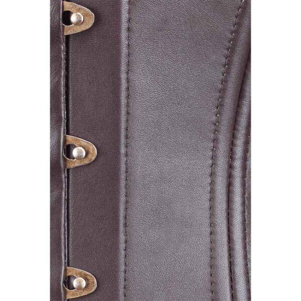 faux leather waist corset