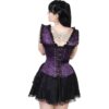Gothic Purple Corset Dress