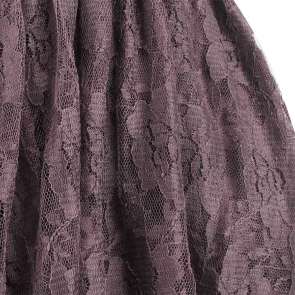 Brown Lace Steampunk Skirt
