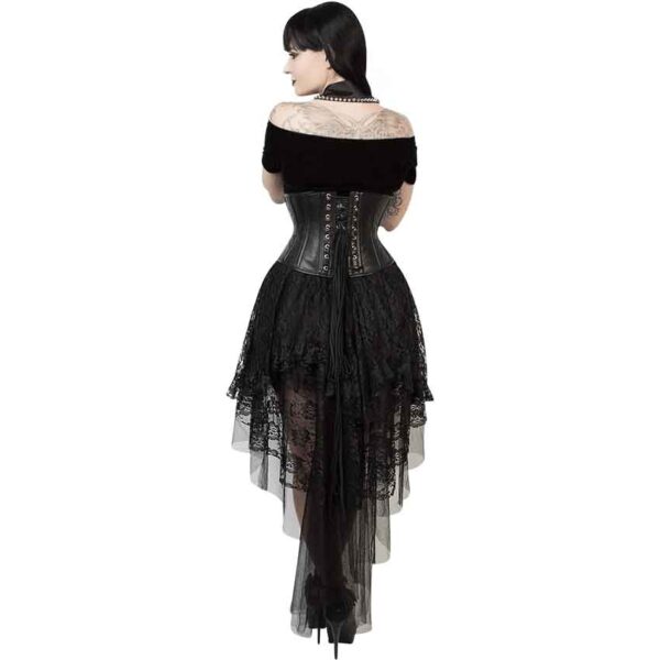 Black Lace Gothic Skirt