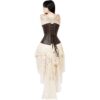 Ivory Lace Steampunk Skirt