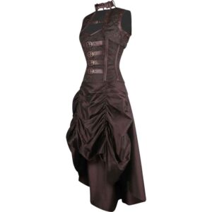 Floriano Overbust Steampunk Corset Dress