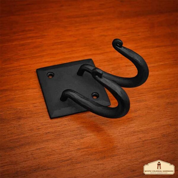 Rustic Forged Iron Wall Hook