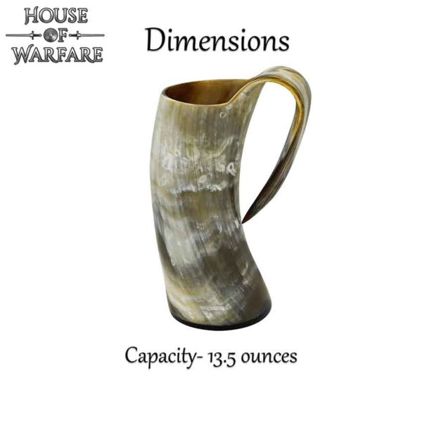 The Blessed Warrior Horn Tankard