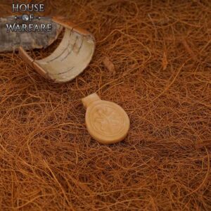 Chi Rho Roman Bone Pendant