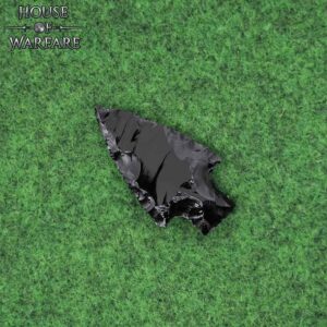 Primitive Obsidian Arrowhead