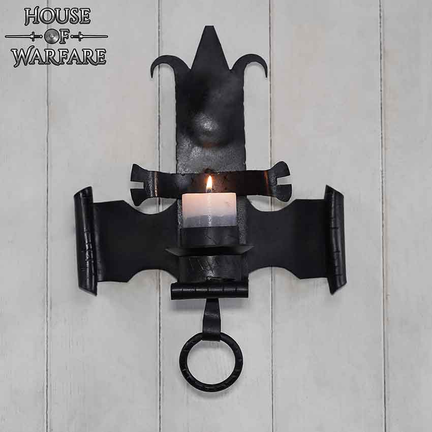 Wall Mounted Medieval Candle Holder