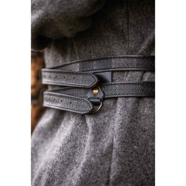 Axel Double Viking Belt - Black