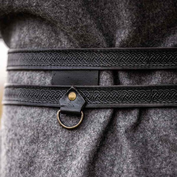 Axel Double Viking Belt - Black