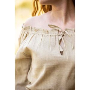 Edith Medieval Blouse - Hemp