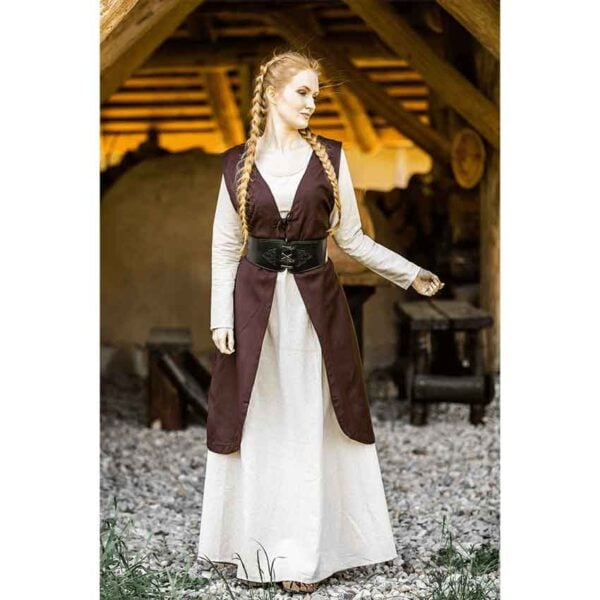 Brisella Medieval Overdress - Brown