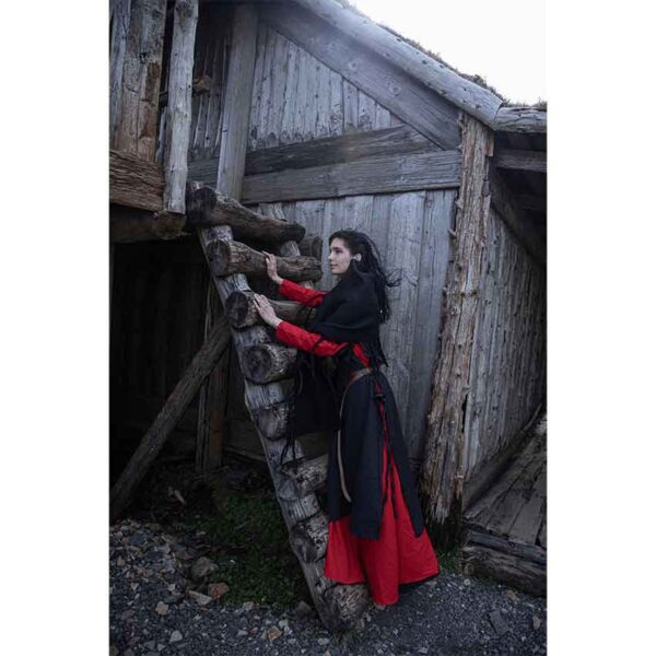 Viking Wool Shawl - Black