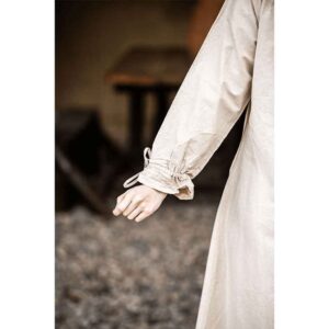 Mechthild Long Sleeve Medieval Gown - Hemp