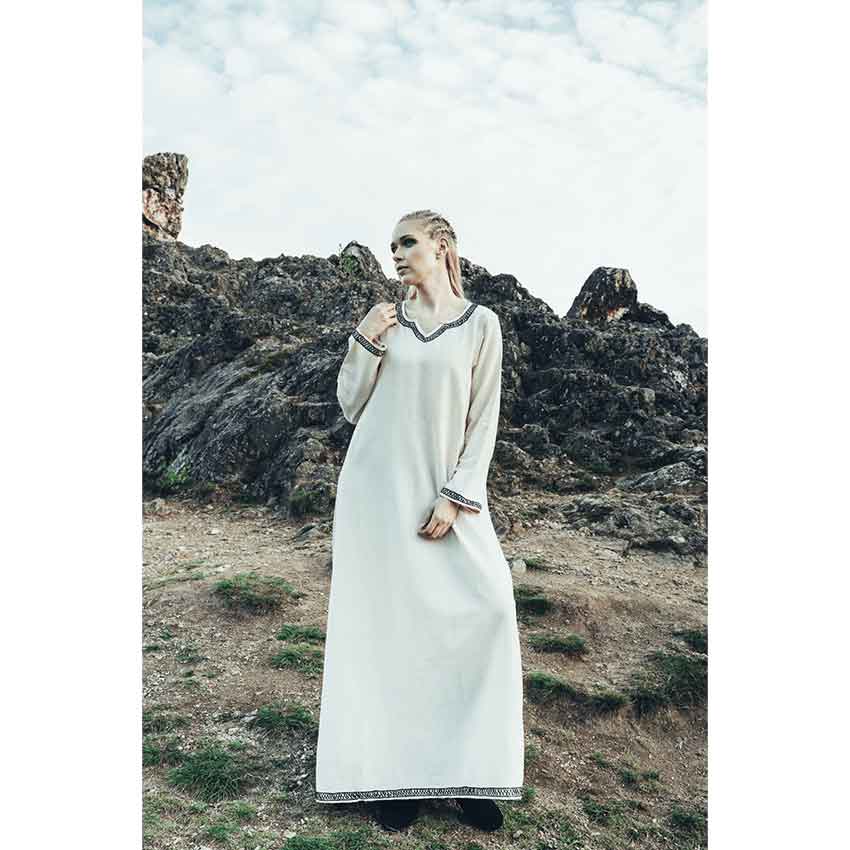 Brigida Viking Dress - Natural