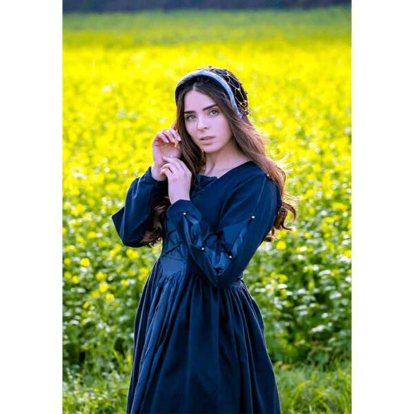 Elaine Noble Lady's Velvet Bonnet - Black