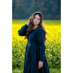 Elaine Noble Lady's Velvet Bonnet - Black