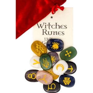 Mixed Witches Runes Stone Set