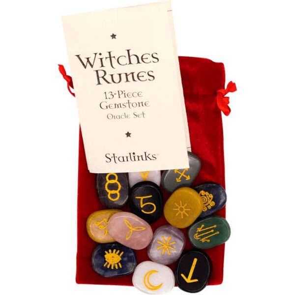 Mixed Witches Runes Stone Set