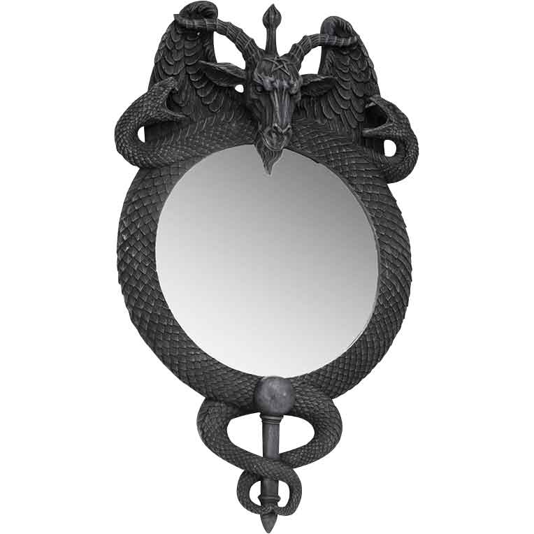 Baphomet Caduceus Mirror