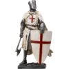 Battleworn Crusader with Axe Statue