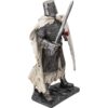 Battleworn Knight with Sword Statue