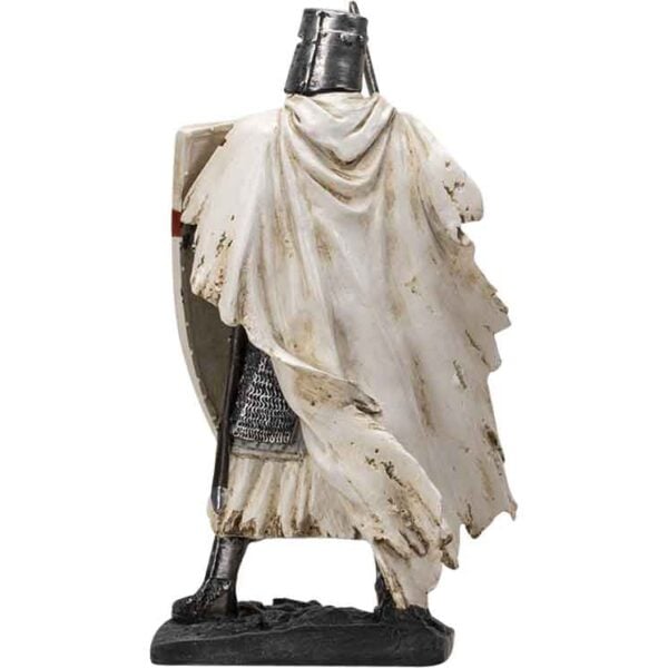 Battleworn Knight with Sword Statue