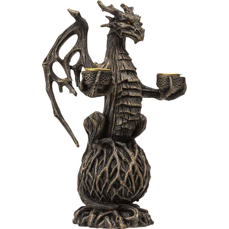 Tree Dragon Candle Holder