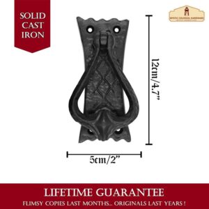 Simple Medieval Cast Iron Door Knocker