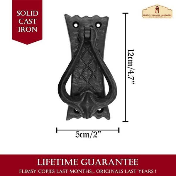 Simple Medieval Cast Iron Door Knocker