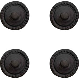Hand Forged Medieval Style Drawer Pulls - Set of 4