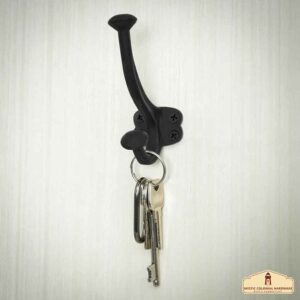 Vintage Style Cast Iron Wall Hooks - Set of 2