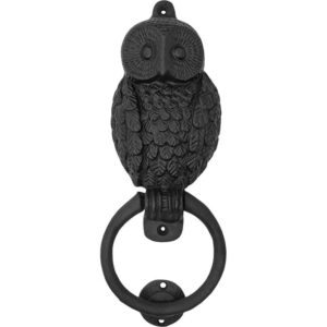 Rustic Cast Iron Owl Door Knocker