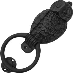 Rustic Cast Iron Owl Door Knocker
