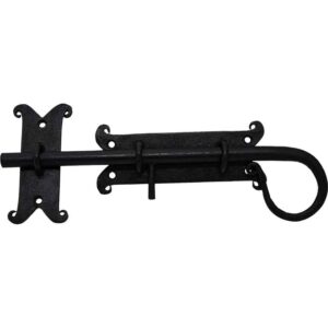 Primitive Flush Surface Bolt with Sliding Pin - 12 Inch