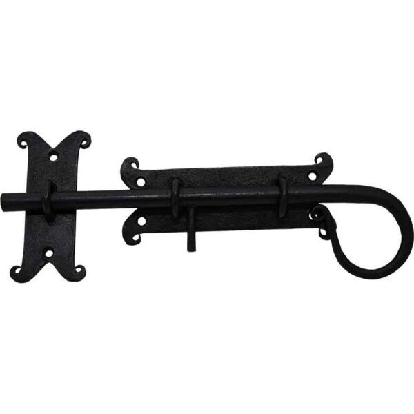 Primitive Flush Surface Bolt with Sliding Pin - 12 Inch