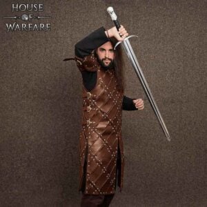 King of the North Leather Brigandine - Brown