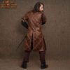 King of the North Leather Brigandine - Brown