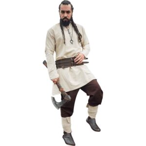 Ragnar Linen Viking Tunic - Natural