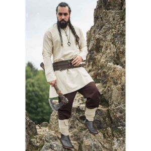 Ragnar Linen Viking Tunic - Natural