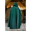 Elinor Classic Medieval Cloak - Green