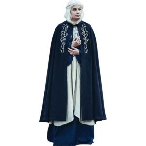 Lyra Medieval Cloak - Black